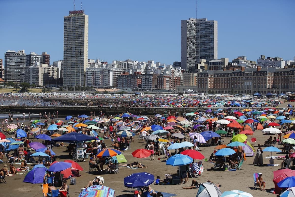 En Mar del Plata, los últimos 10 días fueron todos aptos para playa, casi sin lluvias