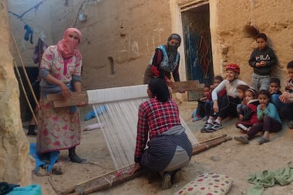 En Marruecos, Fabiana también vio la pobreza extrema.