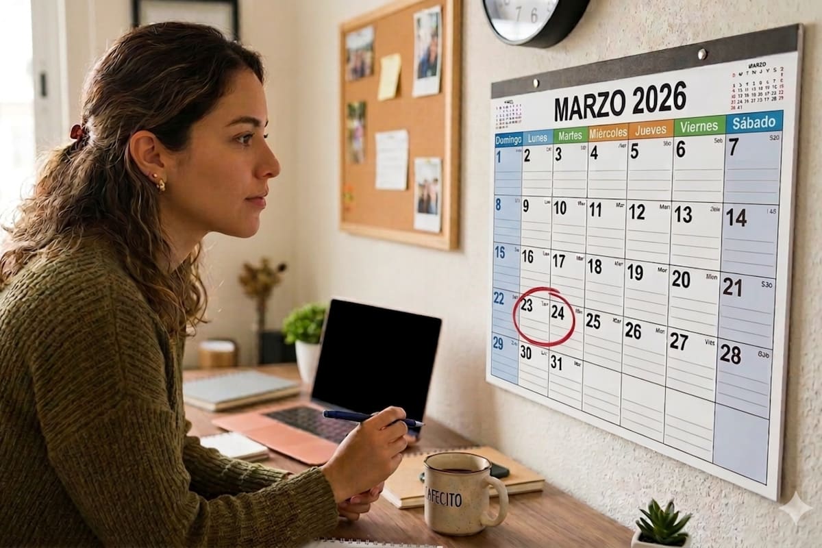 En marzo 2026 hay un feriado y un día laborable que conforman un fin de semana largo de cuatro días