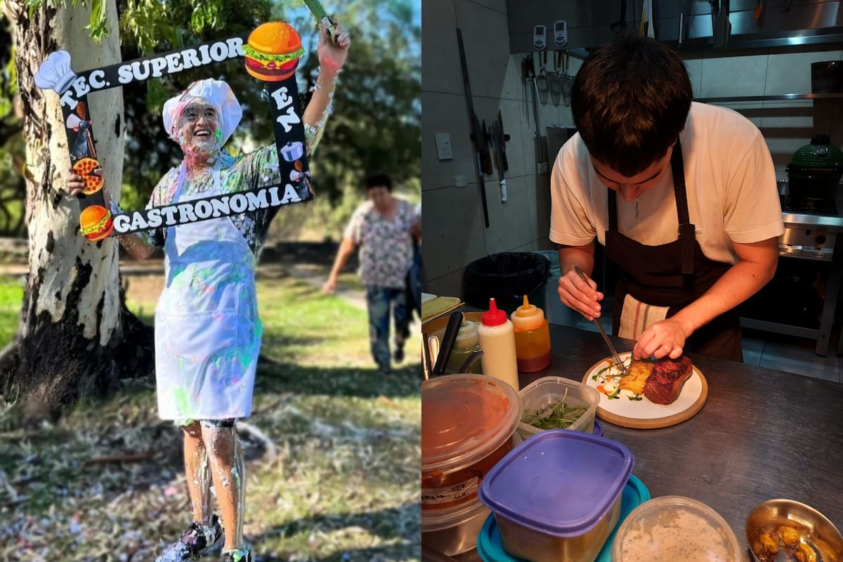 En marzo de este año, Martín Agüero se recibió como técnico en gastronomía y al día de hoy vivió experiencias que lo emocionaron por completo