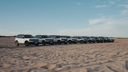 En materia de SUVs, además del bronco WIldtrak, estarán presentes el nuevo Territory, del segmento mediano, y otros formatos del Bronco Sport.