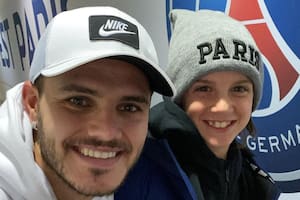 En medio de la conflictiva situación con Wanda Nara, Mauro Icardi saludó en redes sociales a Constantino López por sus 14 años (Foto: Instagram @mauroicardi)