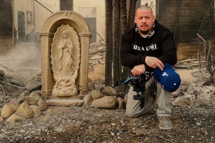 En medio de la devastación causada por los incendios forestales que arrasaron con miles de hectáreas en el sur de California, una familia encontró un rayo de esperanza y fe (IG @luckysuntzu)