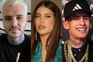 En medio de los rumores de crisis con Icardi, Wanda Nara y L-Gante tuvieron un llamativo ida y vuelta en Instagram (Foto: Instagram @mauroicardi / @wanda_nara / @lgante_keloke)