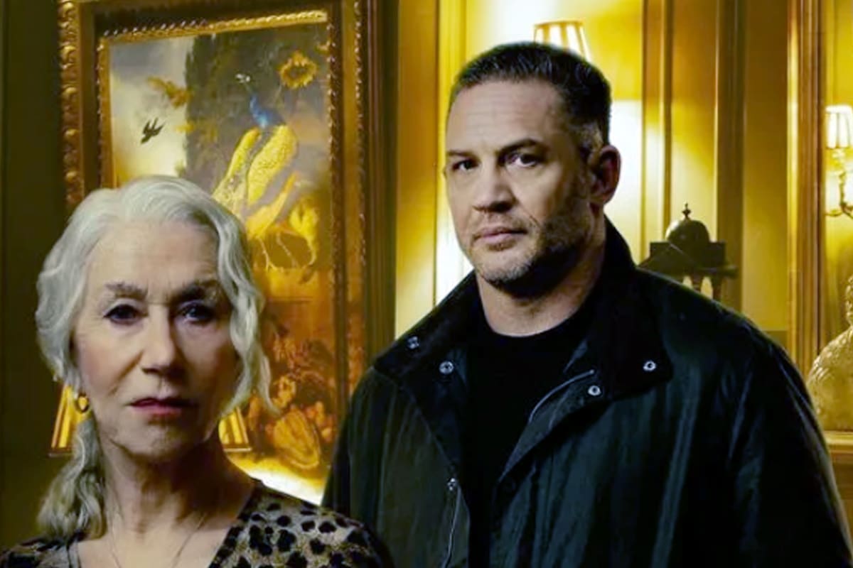 En medio de los rumores sobre tensiones en el set de Tierra de mafia, Helen Mirren le dedicó un inesperado mensaje a Tom Hardy