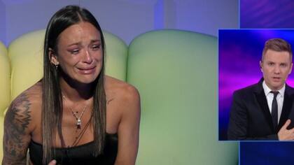 En medio de un llanto desconsolado, Agostina pedía abandonar el reality