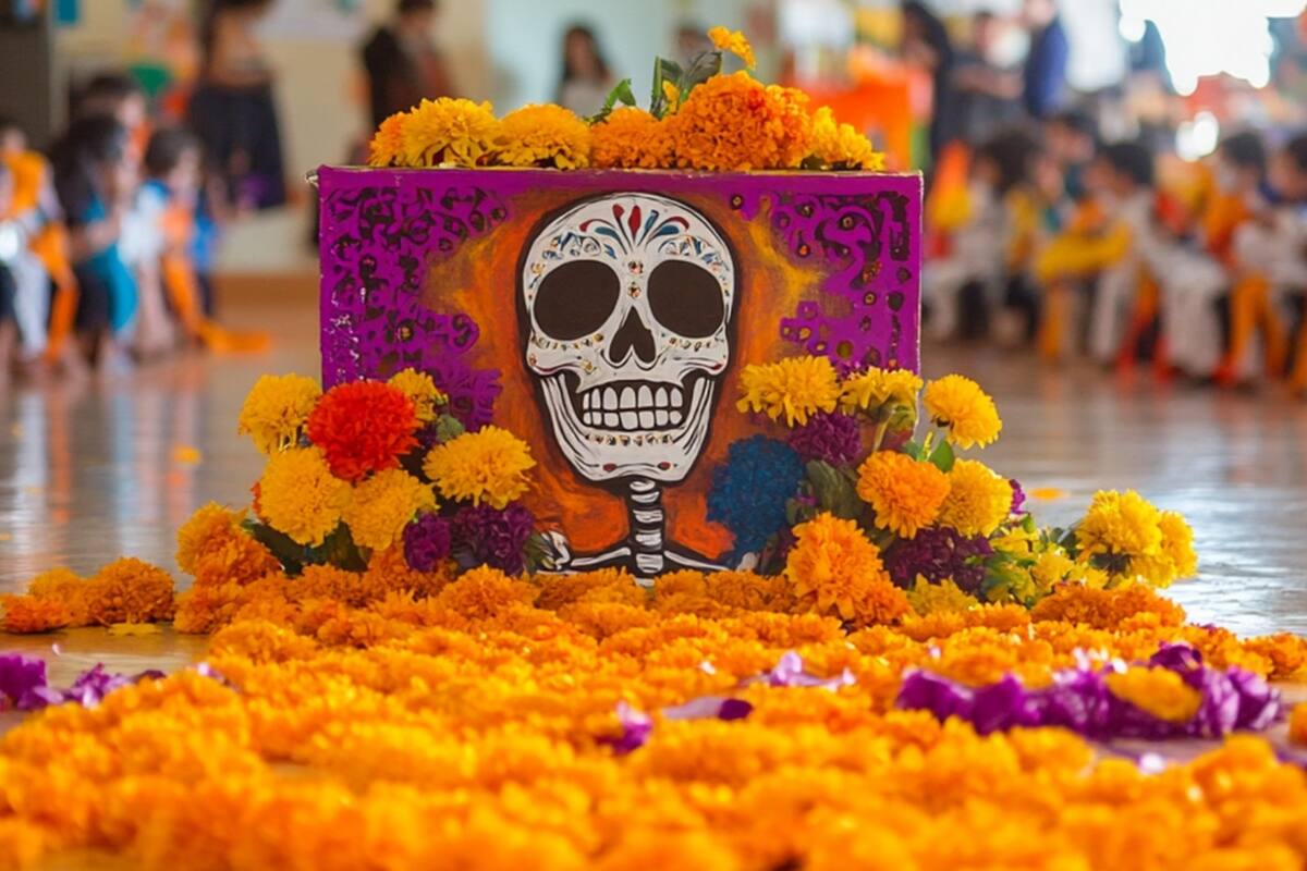 En México se conmemora el Día de los Muertos con un altar dedicado a los difuntos de la familia