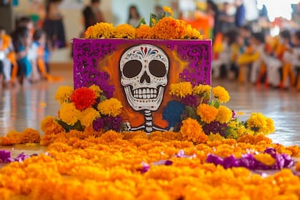 En México se conmemora el Día de los Muertos con un altar dedicado a los difuntos de la familia