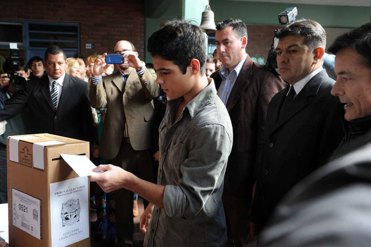 En Misiones se estrenó el voto joven