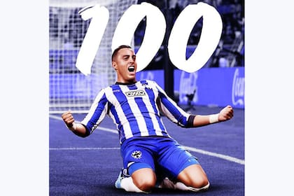 En Monterrey superó la barrera de los 100 goles: metió 110 y está a 11 de alcanzar el récord histórico de Chupete Suazo