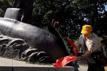 En Moscú se creó un memorial para recordar a las víctimas del Kursk.