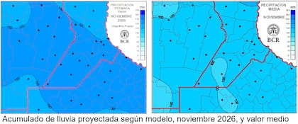 En noviembre podría llover un 70% más que el promedio, según el modelo elaborado por la BCR
