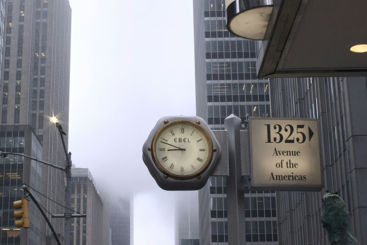 En Nueva York, como en la mayor parte de Estados Unidos, los relojes se ajustarán en noviembre