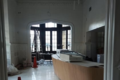 En obra, el sector de helados