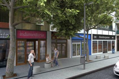 En Once están ampliando las veredas