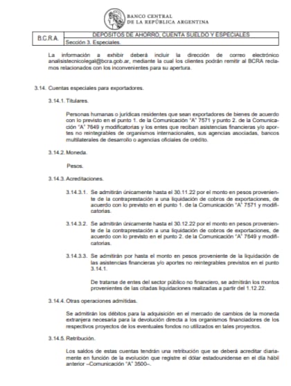 En otras operaciones aparece la opción de reingresar al mercado
