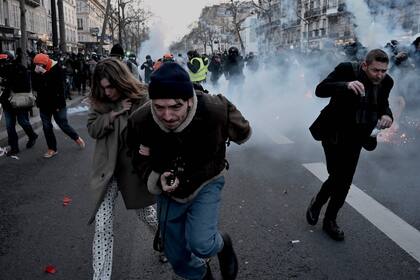 En París, se registró otra jornada de marchas e incidentes