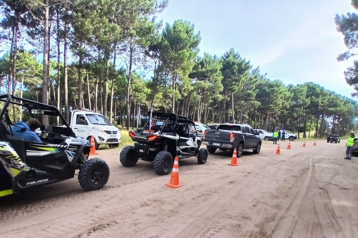 En Pinamar se fiscalizaron 1.205 vehículos y se realizaron 49 infracciones durante el último fin de semana largo
