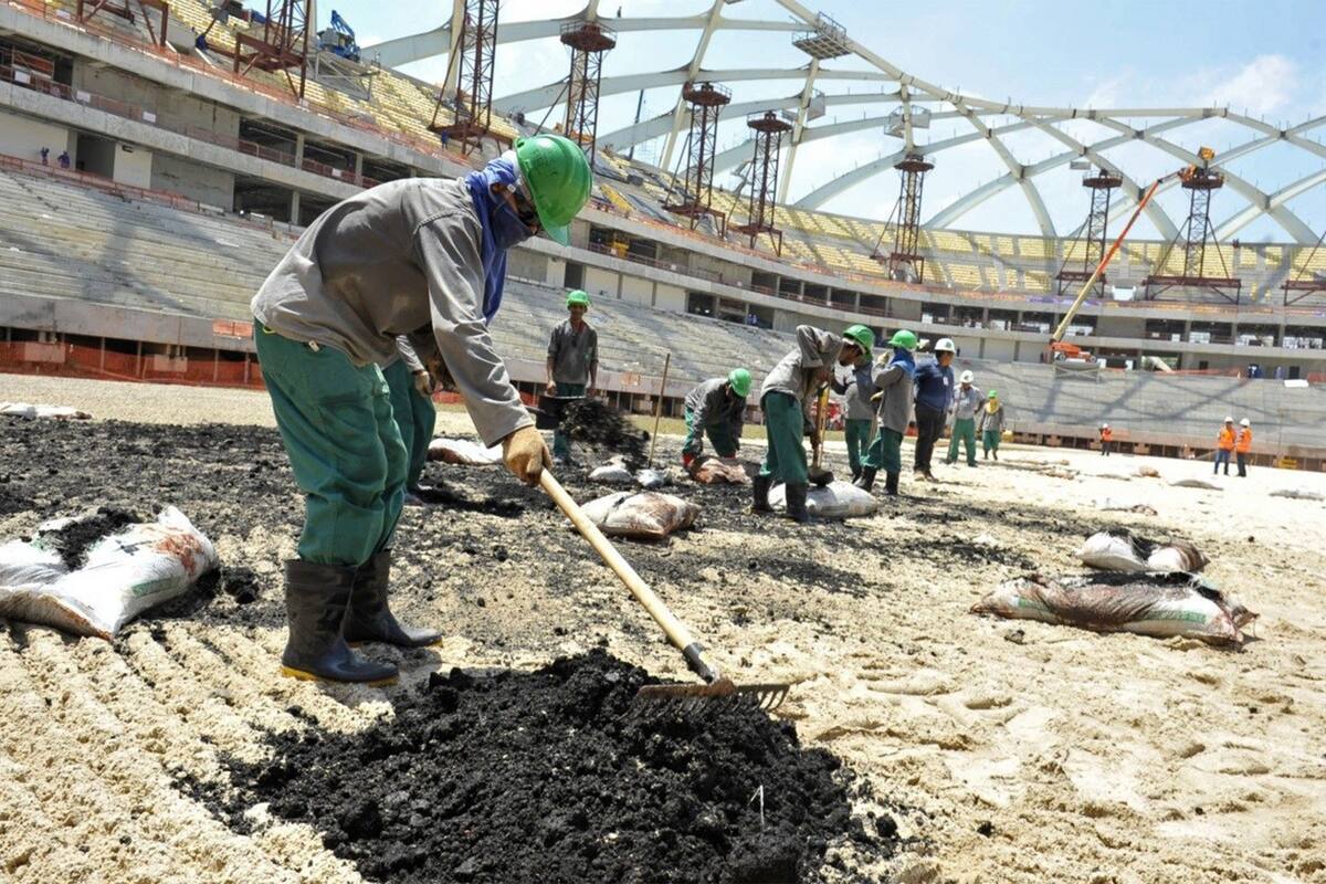 En pleno coronavirus, Qatar continúa con los trabajos en las sedes mundialistas