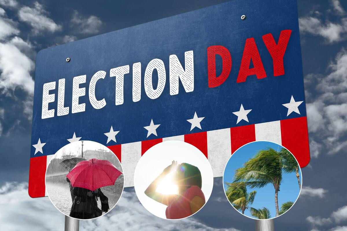 En pocos estados habrá condiciones climáticas adversas para los votantes