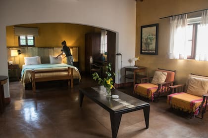 En Posada Puerto Bemberg las habitaciones son amplias.
