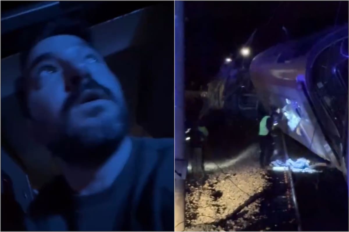En primera persona: Merakio contó cómo fue el brutal accidente de trenes en España