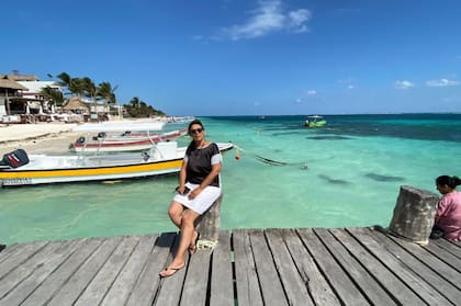 En Puerto Morelos.