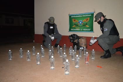 En Puerto Iguazú fueron incautados 55 kilos de cocaína en forma líquida