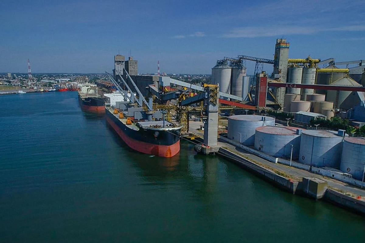 En Puerto Quequén, de acuerdo con los exportadores, hay 17 barcos a la espera de los granos