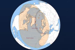 Mapa del eclipse solar del 12 de agosto, país por país: así se puede ver minuto a minuto