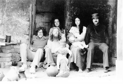 En Raquida, Colombia, junto a Piero, Miguel Cantilo y Patricia Durán