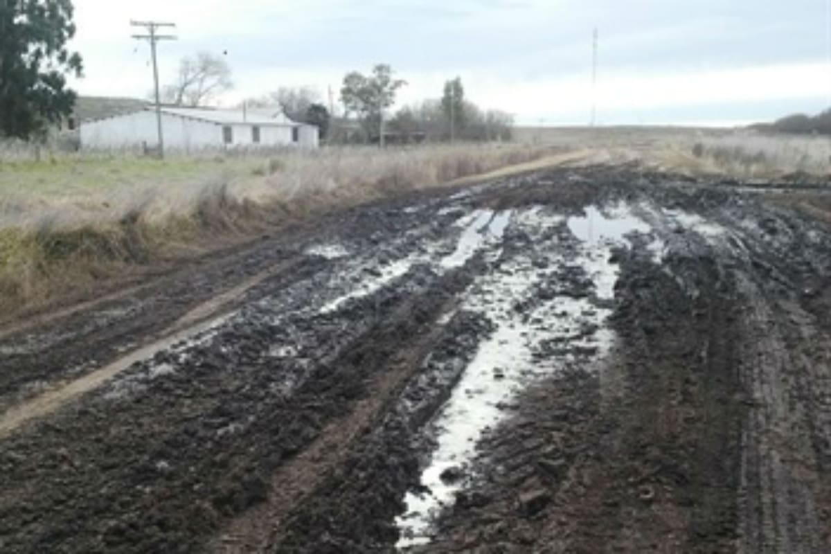 En Rauch se alertó sobre los problemas en los caminos rurales