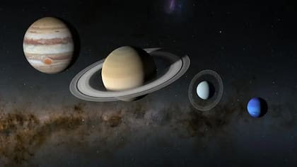 En realidad, los planetas no están exactamente alineados