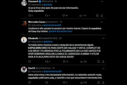 En redes sociales piden la expulsión de Coty (Captura X)