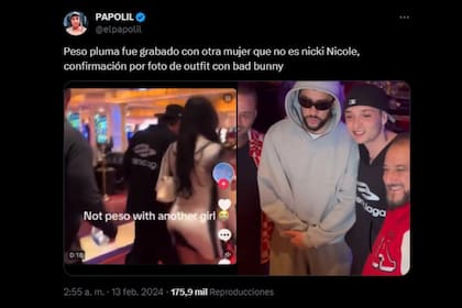 En redes sociales se expuso a Peso Pluma (Captura X)