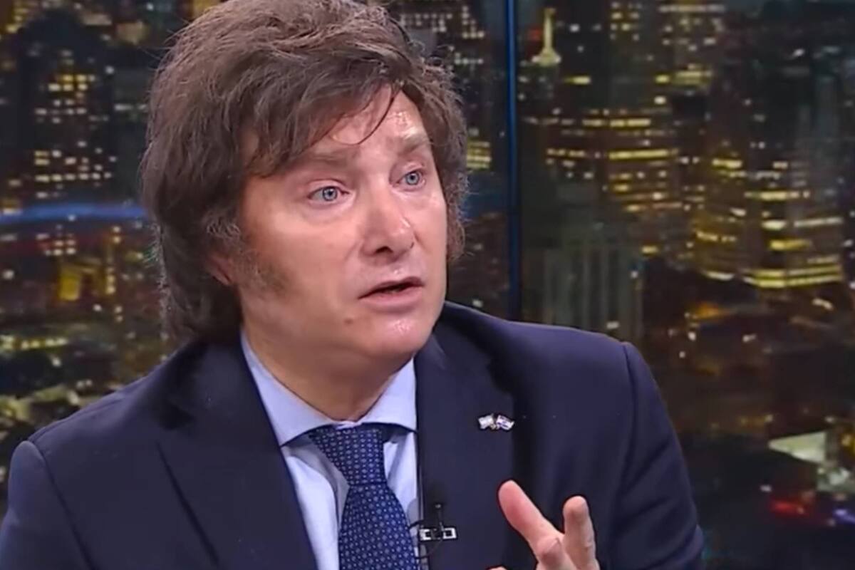 En redes sociales se habló de las reacciones de Javier Milei (Captura video)