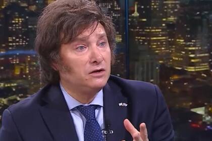 En redes sociales se habló de las reacciones de Javier Milei (Captura video)