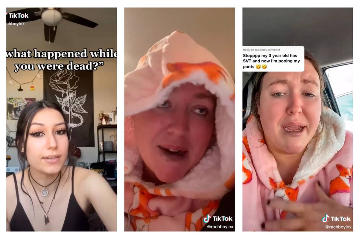 En respuesta a una usuaria, la tiktoker Rachel Boyle dio detalles escalofriantes de los que experimentó al padecer taquicardia supraventricular