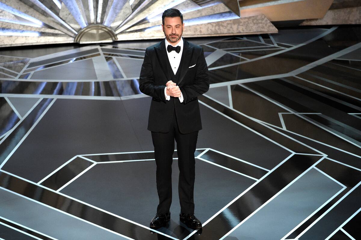 En rol de maestro de ceremonias, Jimmy Kimmel habla en los Oscar en Los Angeles el 4 de marzo de 2018. Kimmel volvería como anfitrión para los Oscar el 12 de marzo de 2023. (Foto Chris Pizzello/Invision/AP, archivo)