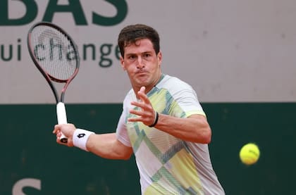 En Roland Garros, Federico Agustín Gómez logró su primera victoria en un Grand Slam, ante el estadounidense Kovacevic