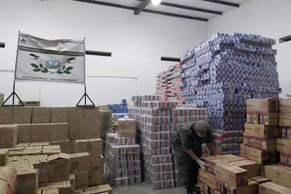 En Salvador Mazza se incautaron mercaderías en propiedades linderas con la frontera con Bolivia