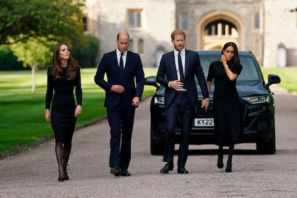 En septiembre fue la última vez que los hijos de Lady Di se mostraron juntos públicamente durante los funerales de la reina Isabel II