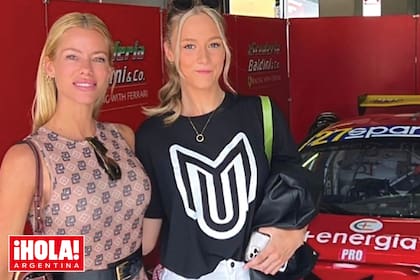 En septiembre pasado Nicole y Clara se reencontraron en Italia, donde Manuel Urcera, el novio piloto de la modelo, corrió con una Ferrari 488 de la Scudería Baldini en Imola.