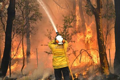 Miles de bomberos combaten el avance de las llamas en Australia