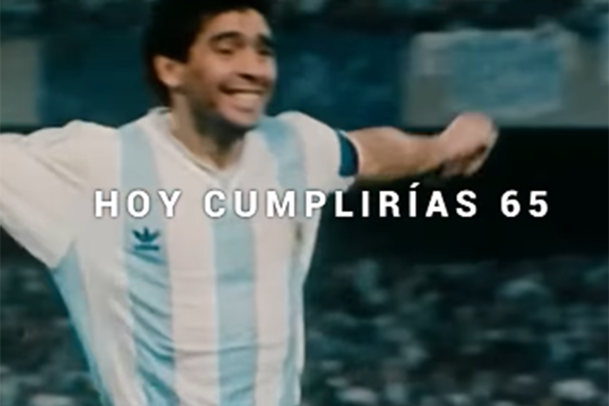 En su 65 aniversario. Los mejores posteos del cumple de Maradona