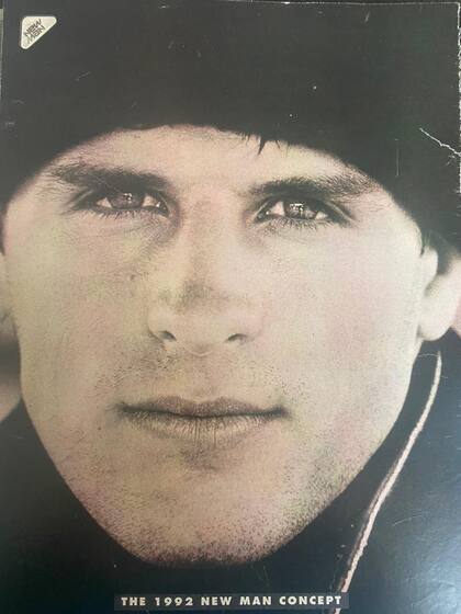 En su adolescencia, Manuel fue modelo de una marca de ropa
