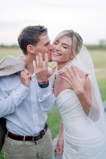 En su casamiento con Eugenia De Martino