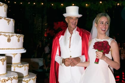 En su casamiento con Grace Goldsmith
