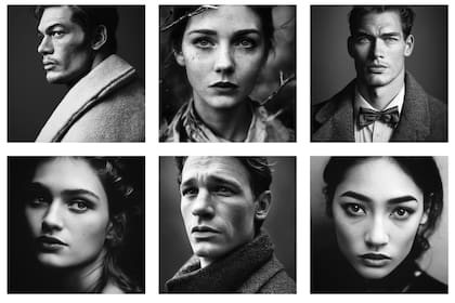 En su cuenta de Instagram Jos Avery alterna retratos de personas reales con otros generados por inteligencia artificial, con tal realismo que es casi imposible distinguir unos de otros