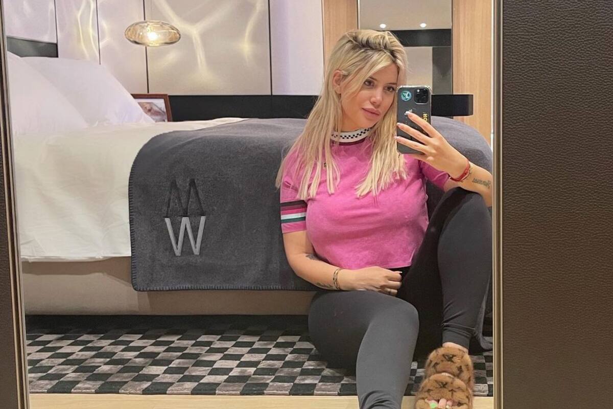 En su cuenta de Instagram, Wanda Nara abrió las puertas de su intimidad y compartió un video donde recorre su dormitorio en Milán